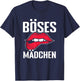 Gothic Sarkasmus Unartig Zicke Prizessin Böses Mädchen T-Shirt - T-Shirt | Navy