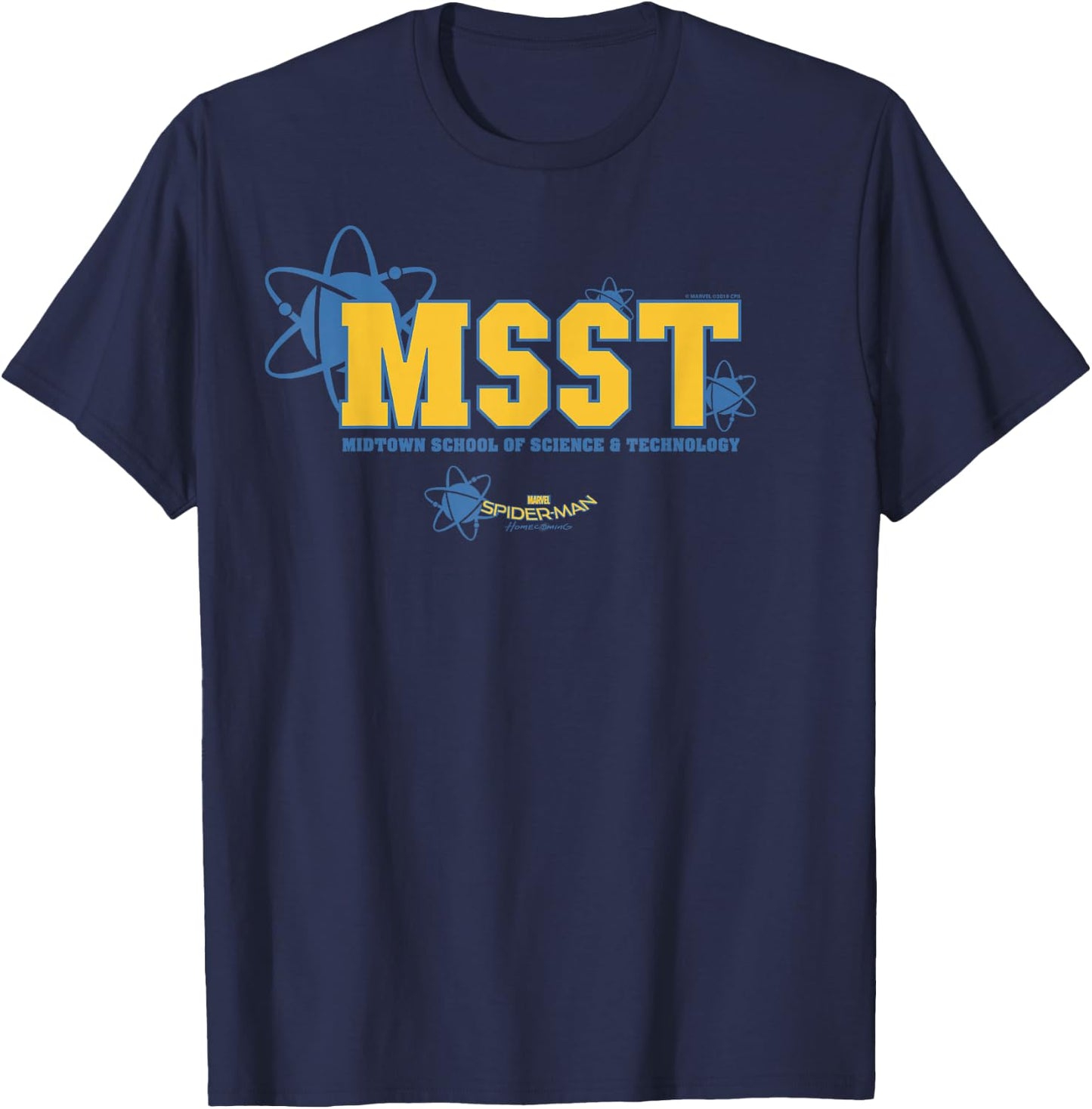 Marvel Spider-Man: Homecoming MSST Logo T-Shirt - T-Shirt | Navy