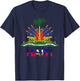 Flag Haiti Day Pride Tradition Born Haitian Creole 2024 , Black, S T-Shirt - T-Shirt | Navy
