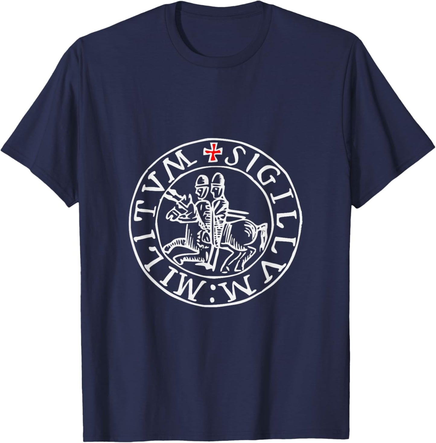 Templar Knights' Seal T-Shirt - T-Shirt | Navy