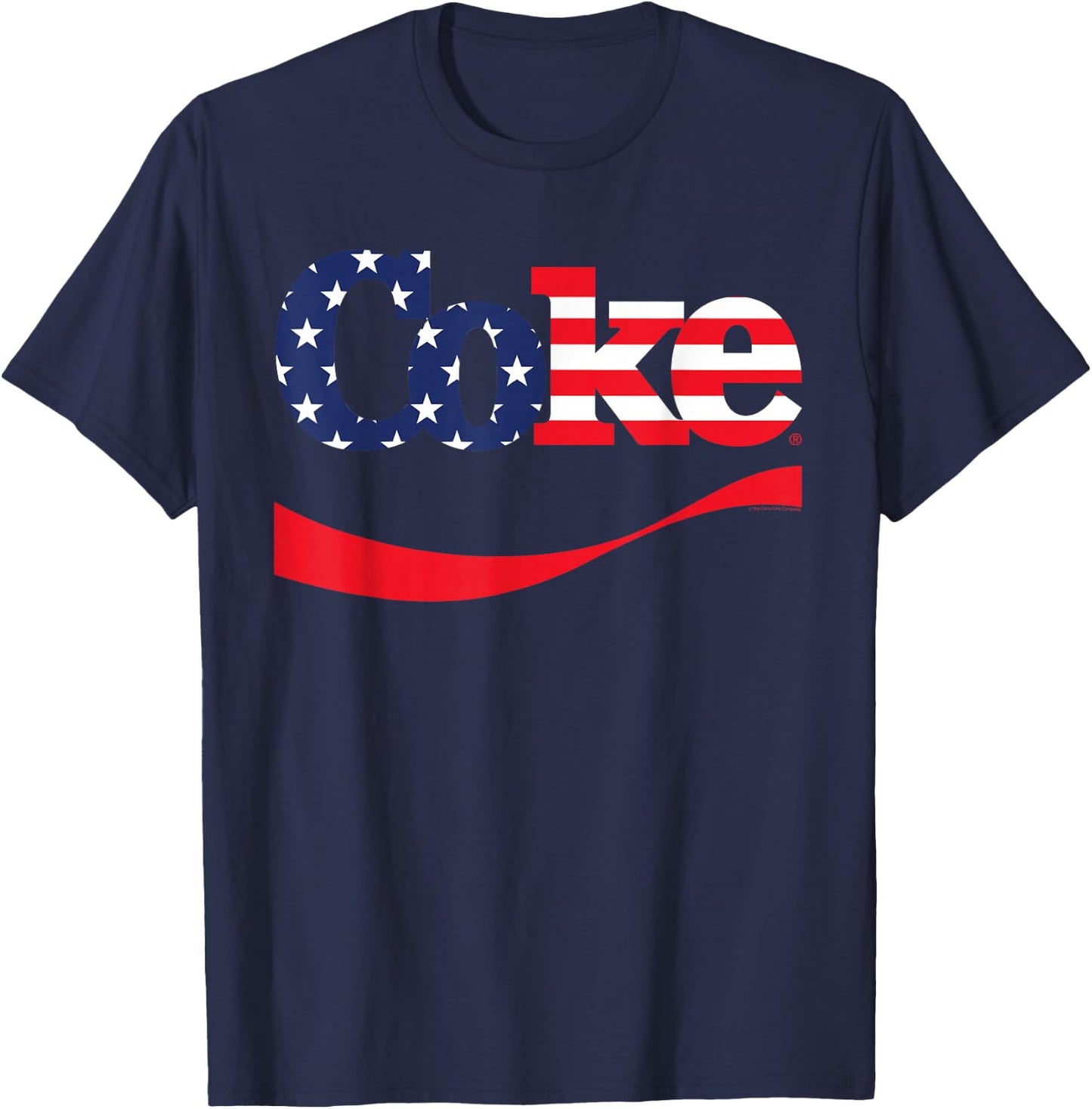 Coca-Cola - Flag T-Shirt - T-Shirt | Navy