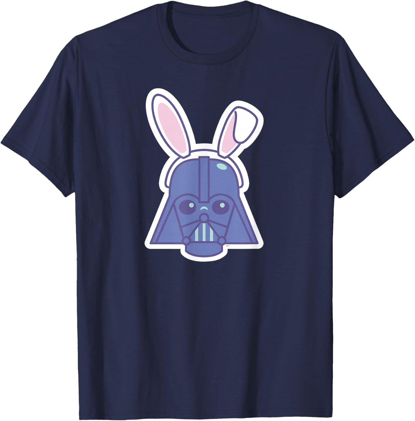 Star Wars Darth Vader Sticker Style Rabbit Ears Easter Bunny T-Shirt - T-Shirt | Navy