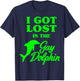 I Got Lost In The Gay Dolphin T-Shirt - T-Shirt | Navy