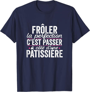 La Pâtissière Parfait Woman Gift Humour Pastry T-Shirt - T-Shirt | Navy