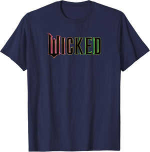 Wicked Pink and Green Logo T-Shirt - T-Shirt | Navy