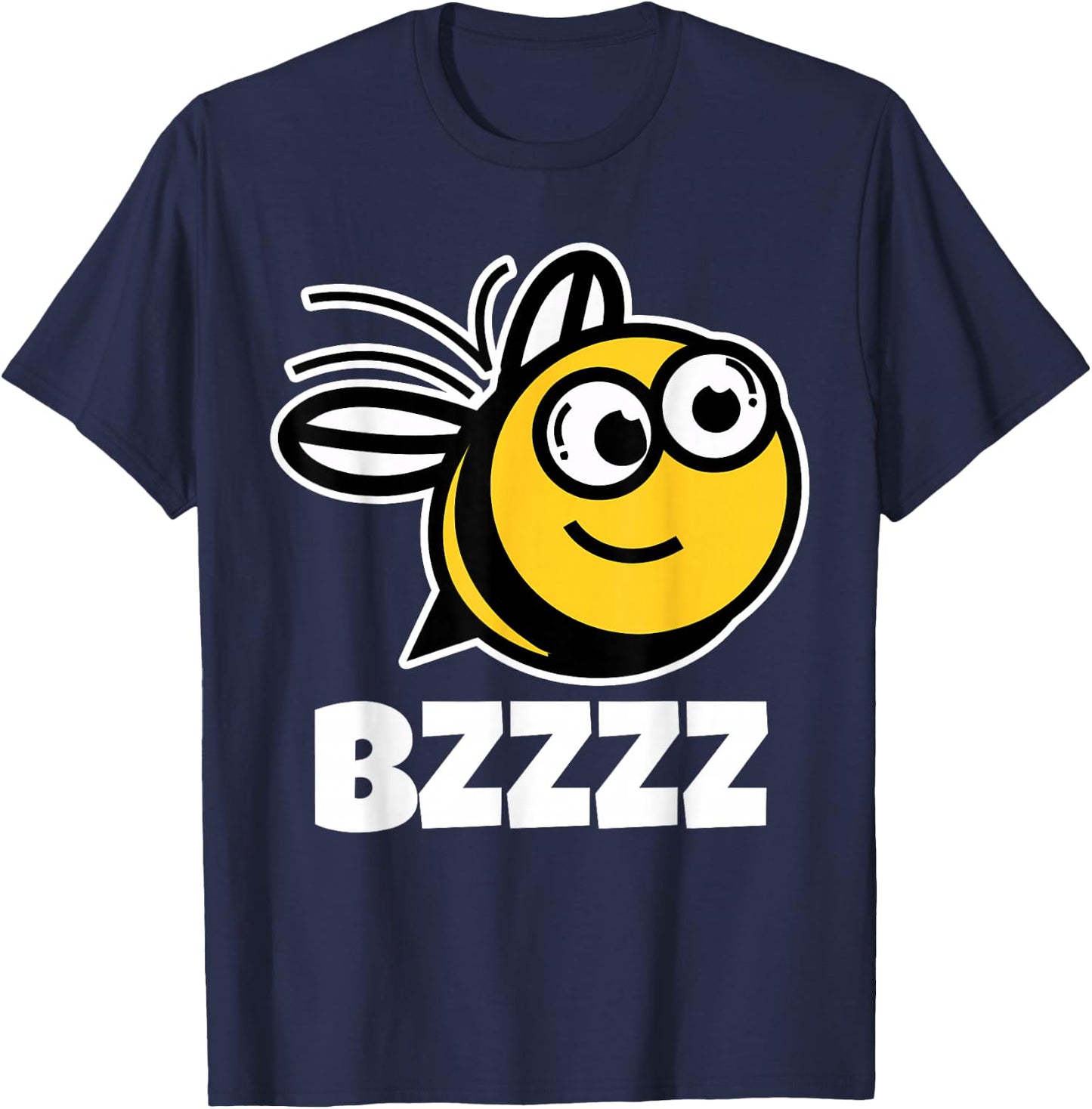 BZZZZ Bees Shirt | Bee Lover Shirt | Kids Bee T-Shirt - T-Shirt | Navy