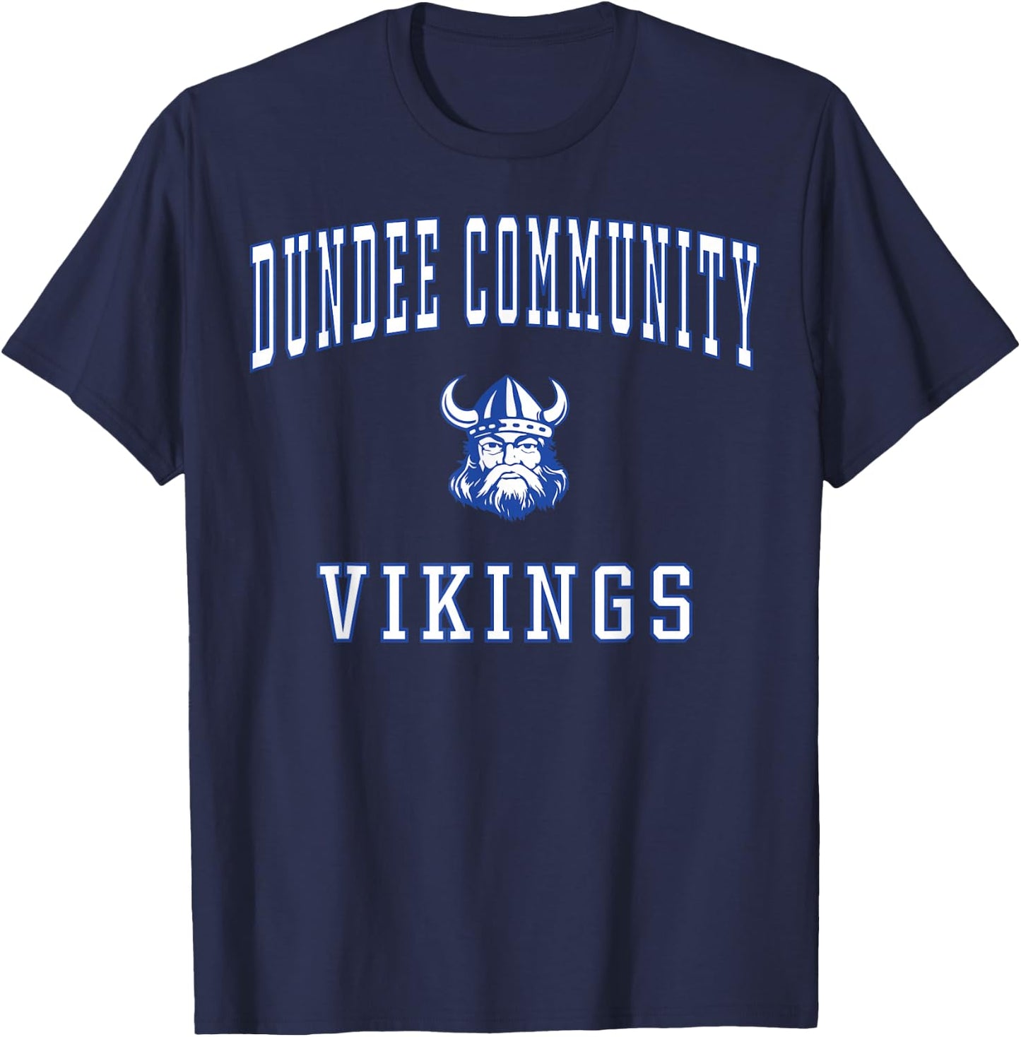 Dundee Community High School Vikings T-Shirt - T-Shirt | Navy