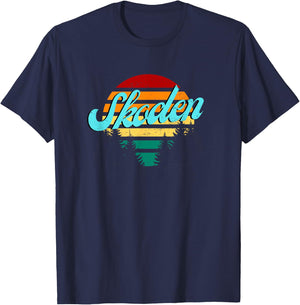 Sunset Skoden T-Shirt - T-Shirt | Navy
