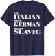 Lustiges Auto Meme Fahren Essen Italienisch Fahren Deutsch Heiraten Slawisch T-Shirt - T-Shirt | Navy