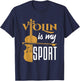 Violin Is My Sport Violinist Violin Player Instrument T-Shirt - T-Shirt | Navy