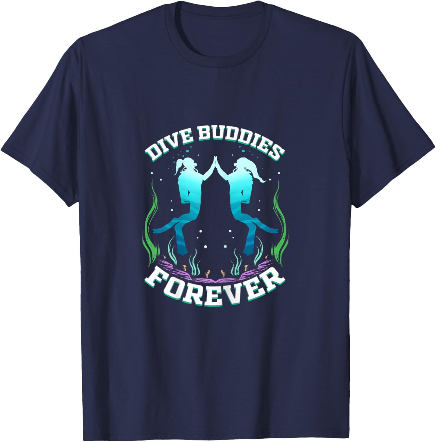 Scuba Dive Buddy for Diver Scuba Diving Girl Dive Buddies T-Shirt - T-Shirt | Navy