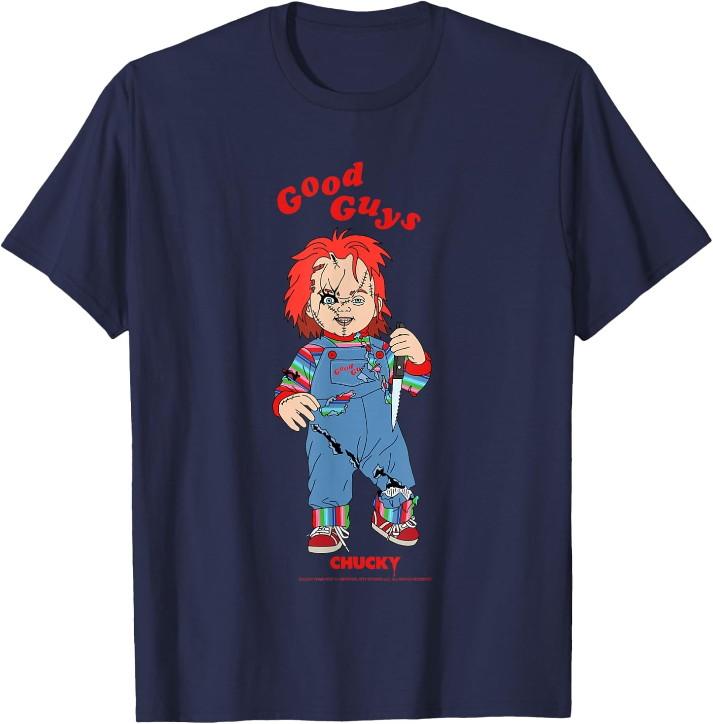 Chucky Good Guys Killer retro style T-Shirt - T-Shirt | Navy