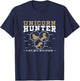 Funny Unicorn Hunter Plays Well With Others Polyamory Couple T-Shirt - T-Shirt | Navy