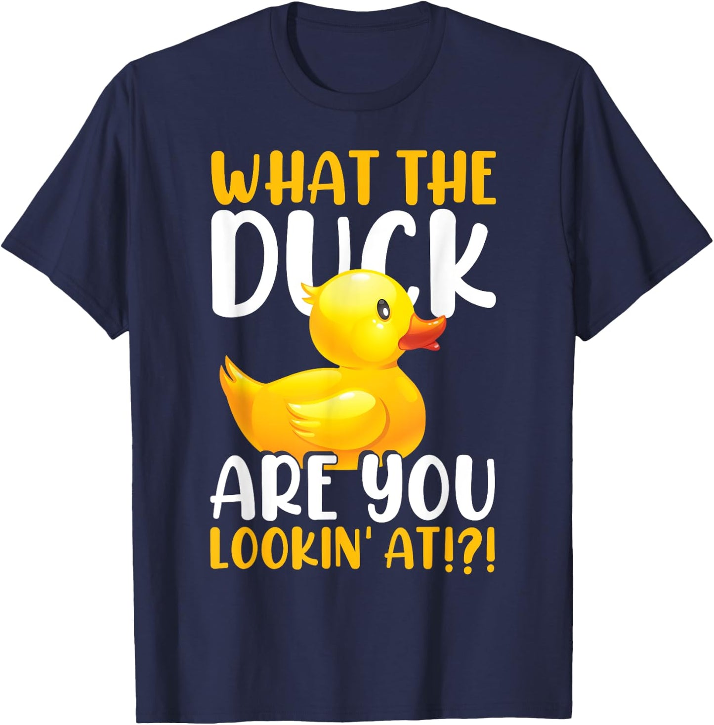 Rubber Duckie Bath Toy Rubber Duck Rubber Ducky T-Shirt - T-Shirt | Navy