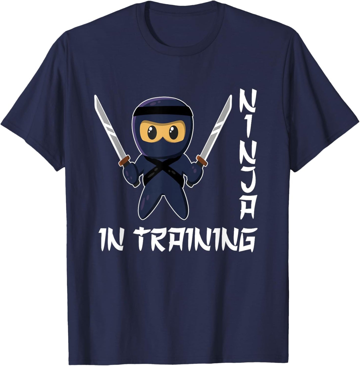 Ninja im Training Ninja Karate Ninja Kinder Ninja T-Shirt - T-Shirt | Navy