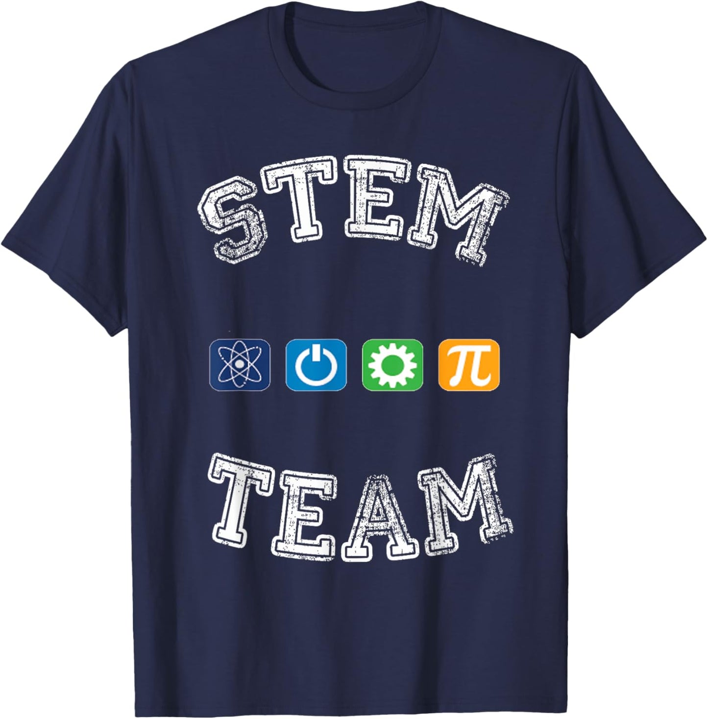 STEM Team - Science, Technology, Engineering, Math T-Shirt - T-Shirt | Navy