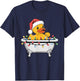 Rubber Duck Christmas T-Shirt - T-Shirt | Navy