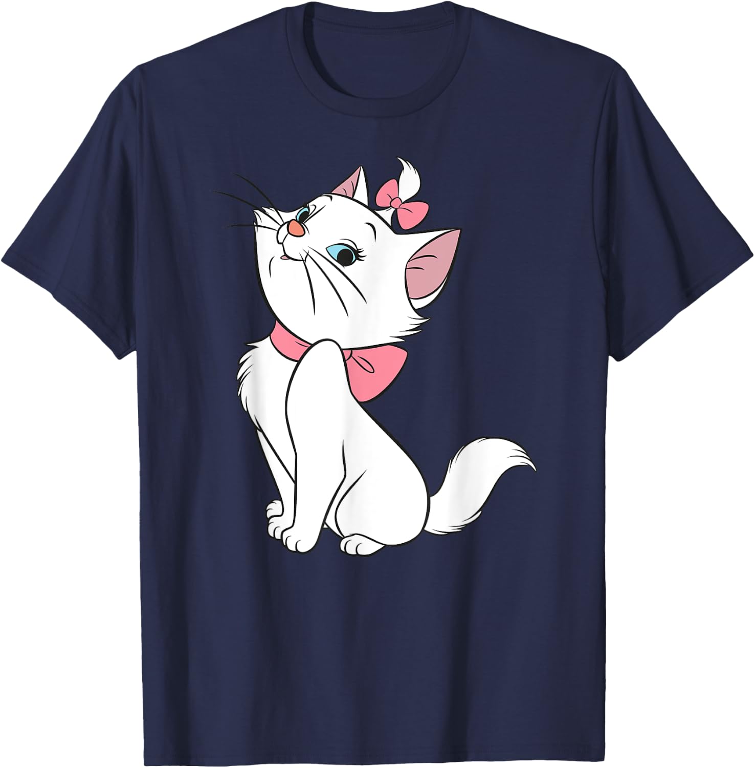 Aristocats Marie Look Me , Black, S T-Shirt - T-Shirt | Navy