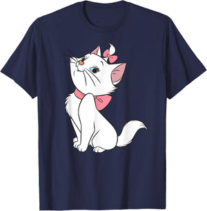 Aristocats Marie Look Me , Black, S T-Shirt - T-Shirt | Navy