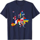 Europe,European flags,Flags of Europe,Europe map. T-Shirt - T-Shirt | Navy