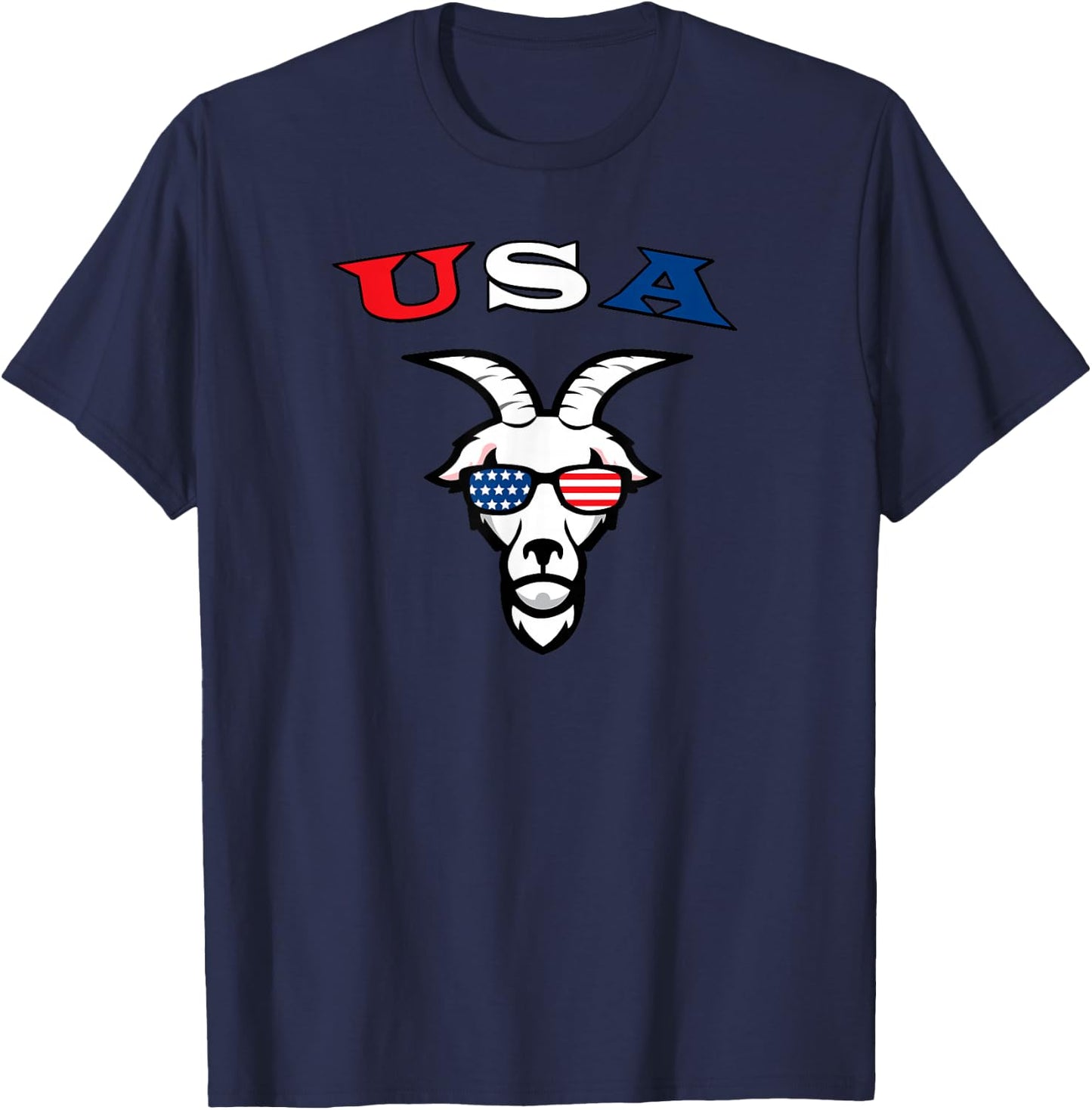 USA is the Goat T-Shirt - T-Shirt | Navy