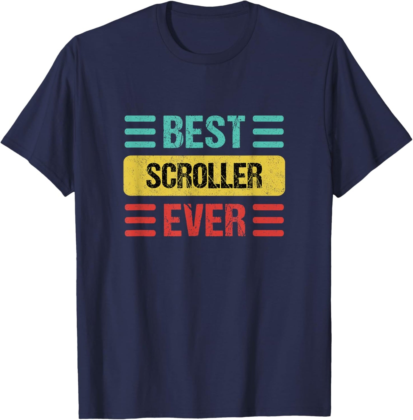 Scroller T-Shirt - T-Shirt | Navy