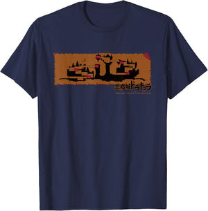Konami 'Castlevania' Stage Map T-Shirt - T-Shirt | Navy