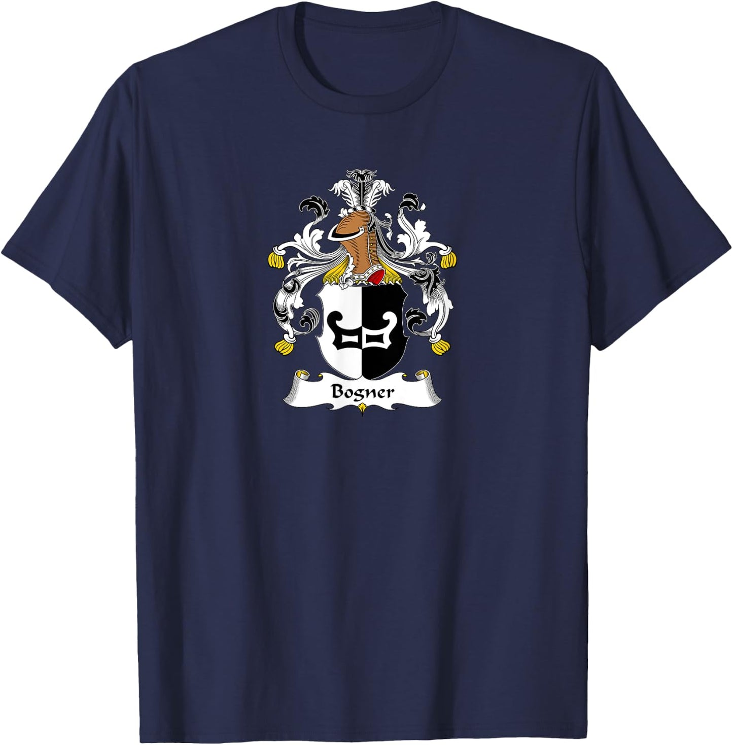 Bogner Coat of Arms - Family Crest T-Shirt - T-Shirt | Navy