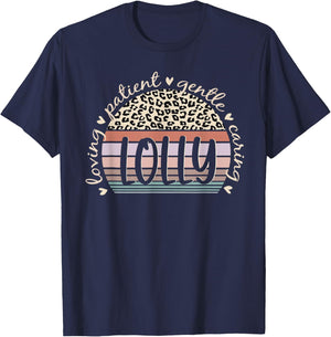 Lolly Loving Patient Gentle Caring Lolly Mother's Day T-Shirt - T-Shirt | Navy
