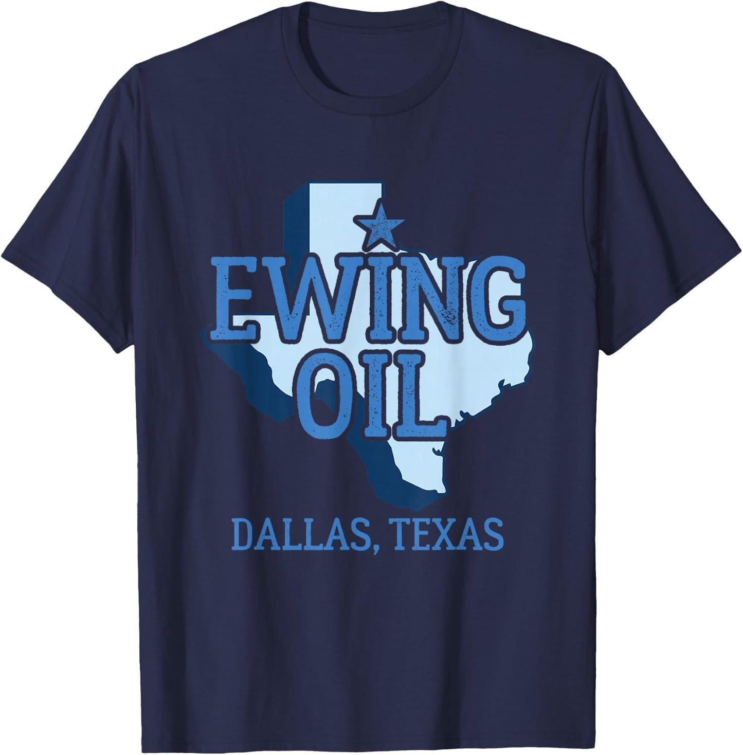 Ewing Oil T-Shirt - T-Shirt | Navy