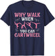 Funny Gymnastics Gymnast Gift Girls Women Cool Cartwheel T-Shirt - T-Shirt | Navy