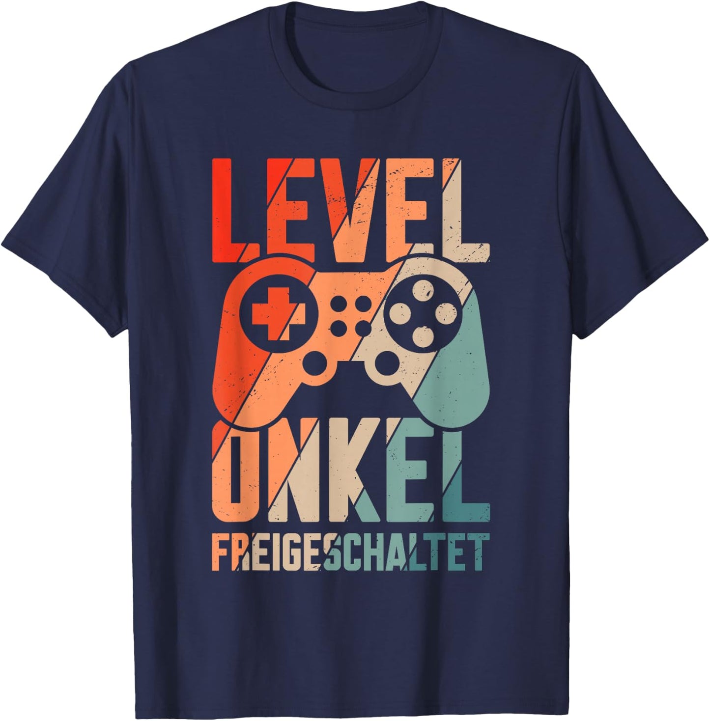 Level Onkel Freigeschaltet - Du Wirst Onkel , black T-Shirt - T-Shirt | Navy