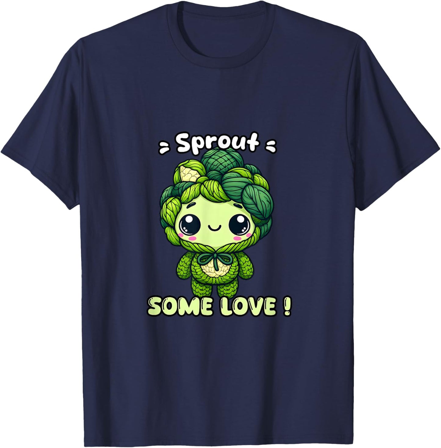 Brussels Sprouts Some Love T-Shirt - T-Shirt | Navy