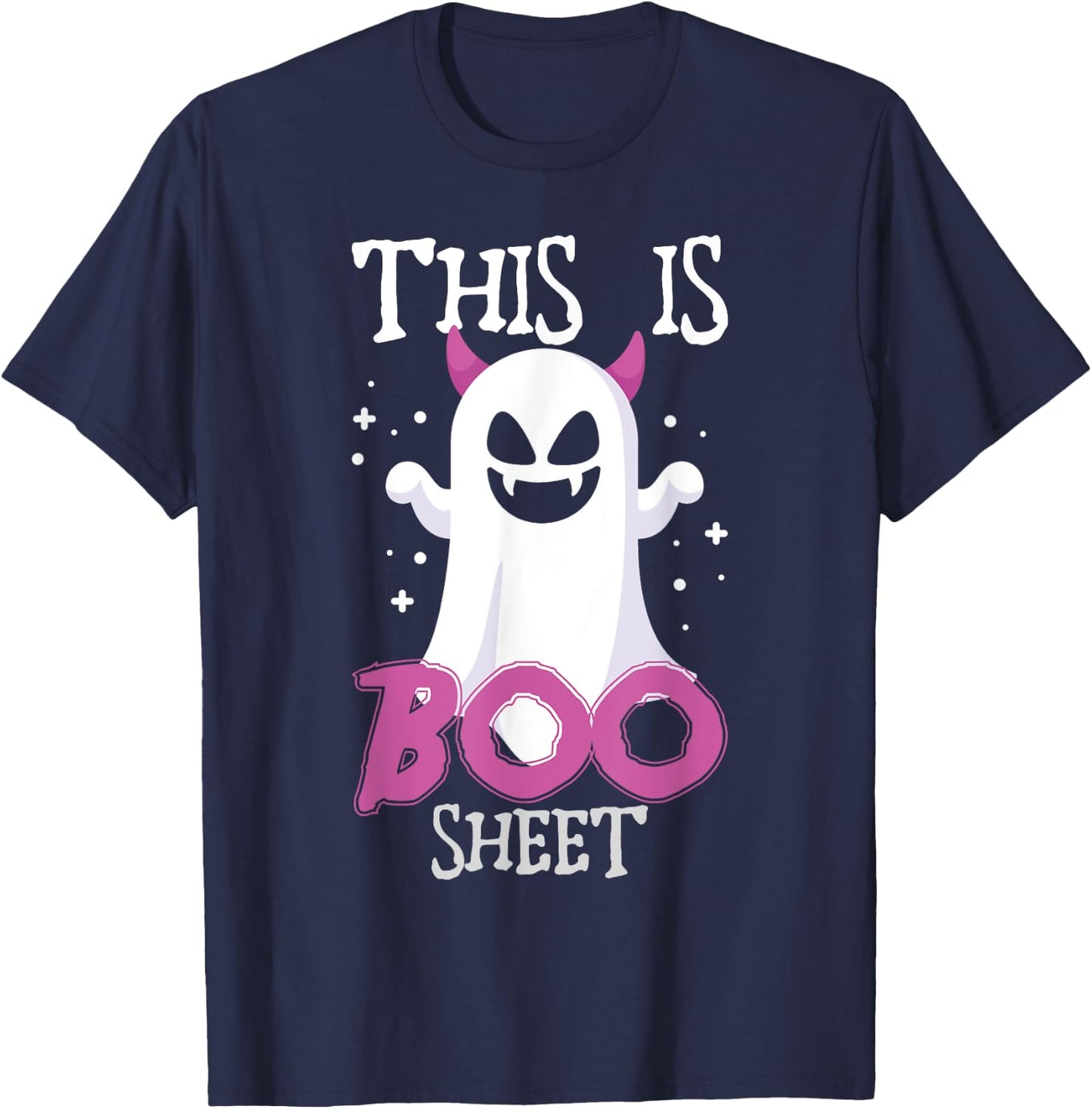 This Is Boo Shit Ghost T-Shirt - T-Shirt | Navy