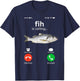 Fih is Calling Misspelled Meme Funny Fish Seabass Calling T-Shirt - T-Shirt | Navy