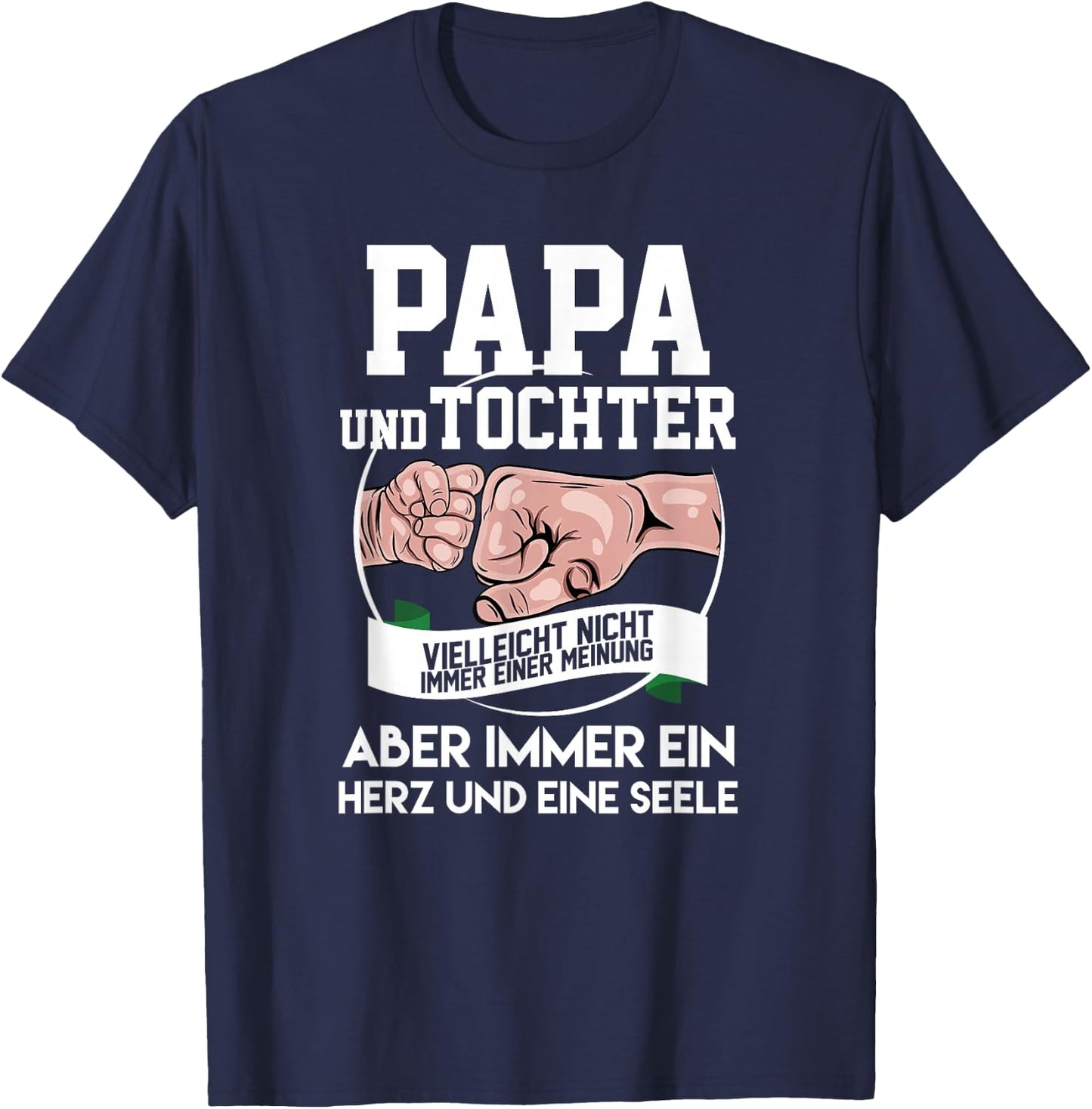 Papa und Tochter vielleicht nicht immer einer Meinung Outfit , black T-Shirt - T-Shirt | Navy