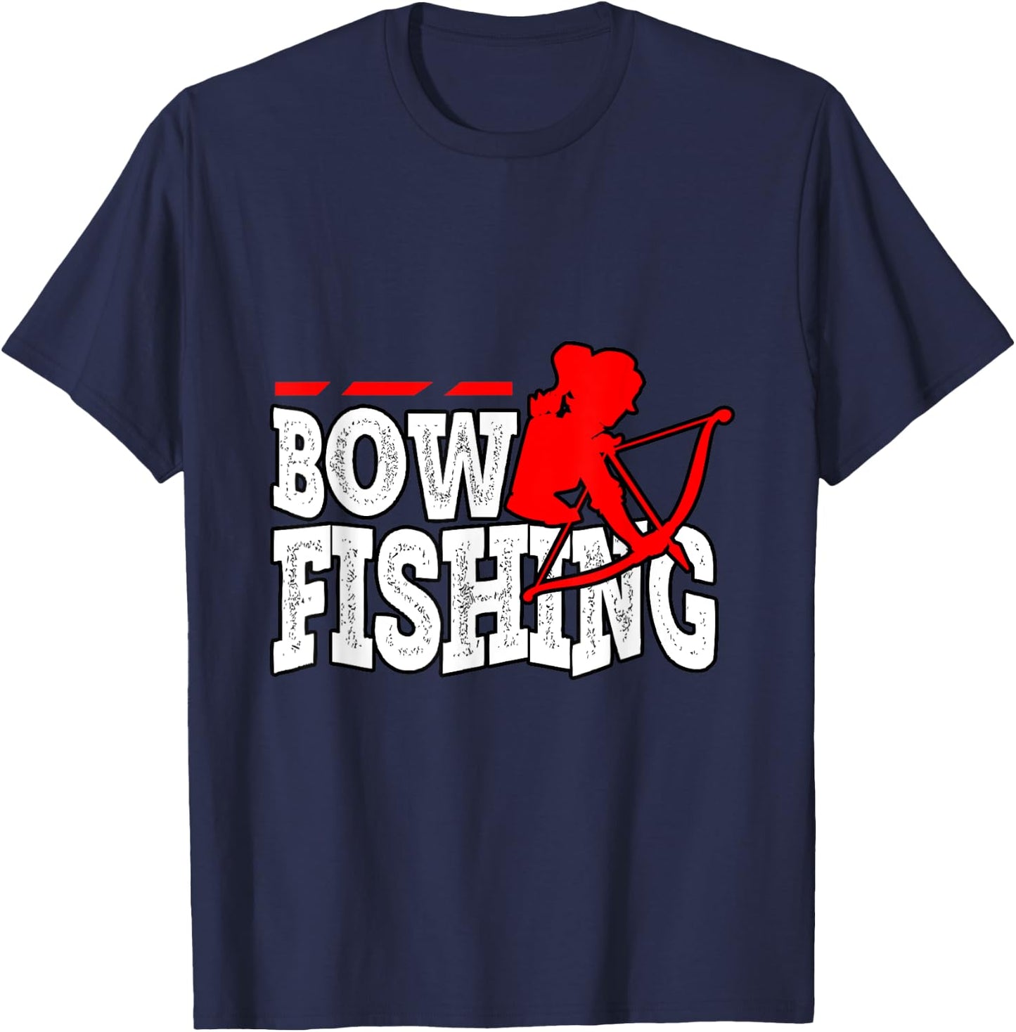 Fishinglife Bow Fishing Camping Fish Lover Fisher T-Shirt - T-Shirt | Navy