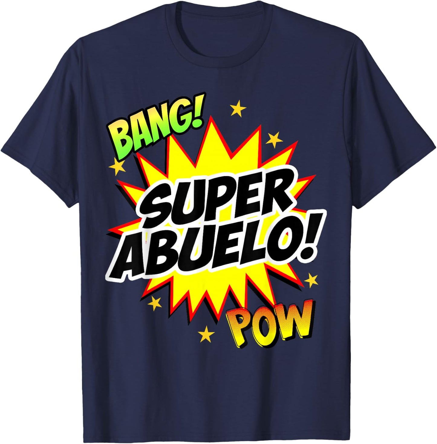 Super Abuelo Spanish Grandpa Grandfather T-Shirt - T-Shirt | Navy
