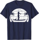 Water Sports Sunset SUP Girl - Stand Up Paddleboard T-Shirt - T-Shirt | Navy