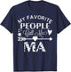 My Favorite People Call Me Ma Mother's Day Gift T-Shirt - T-Shirt | Navy