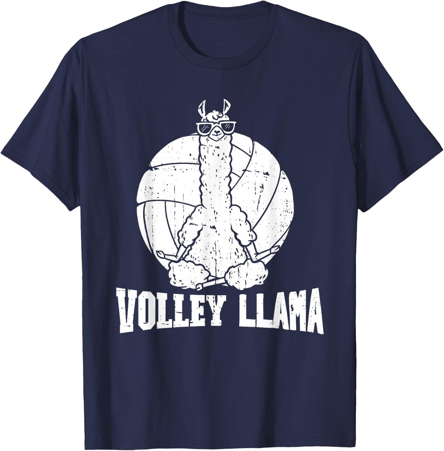 Volley Llama T-Shirt - T-Shirt | Navy