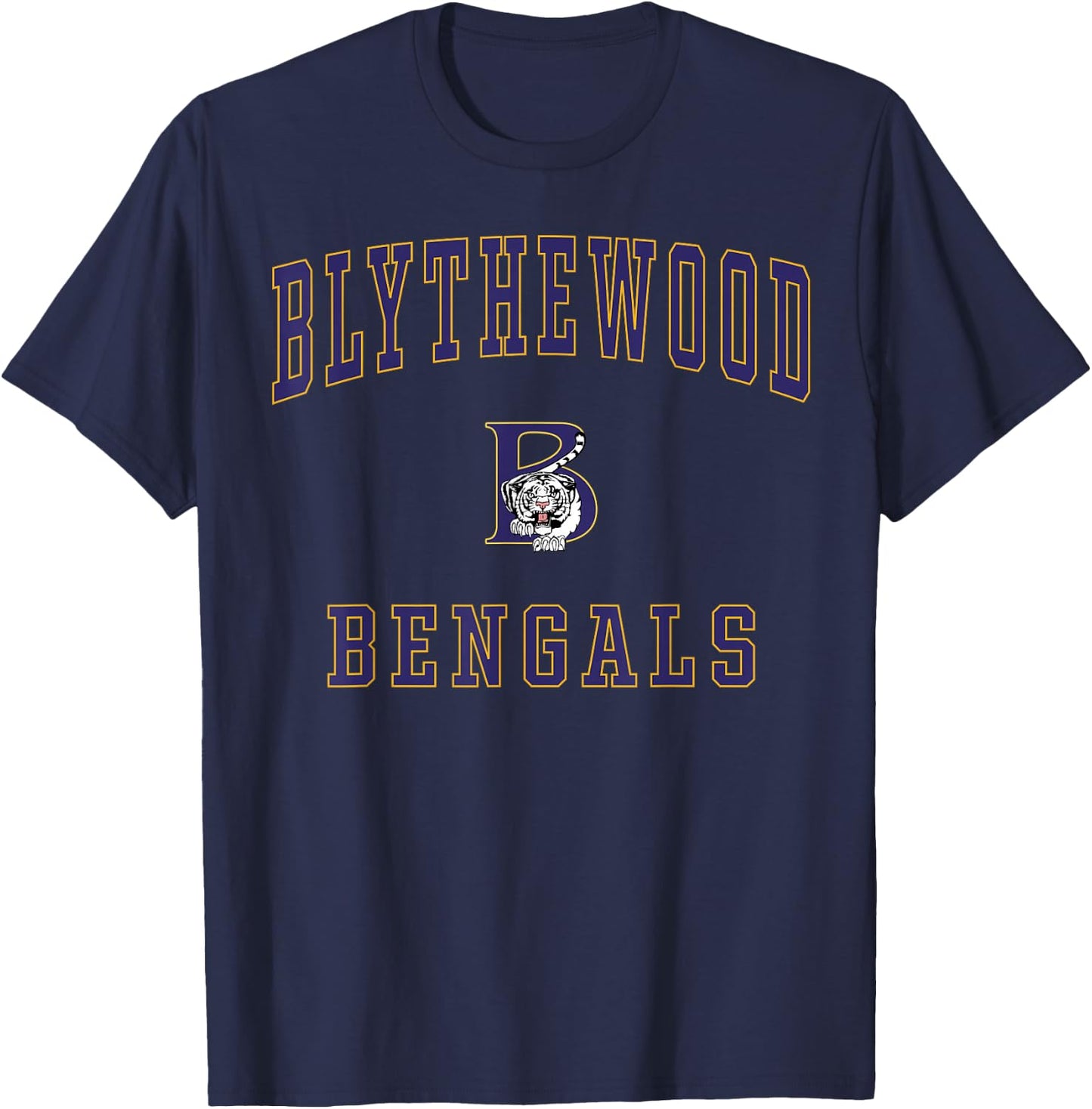Blythewood High School Bengals T-Shirt - T-Shirt | Navy