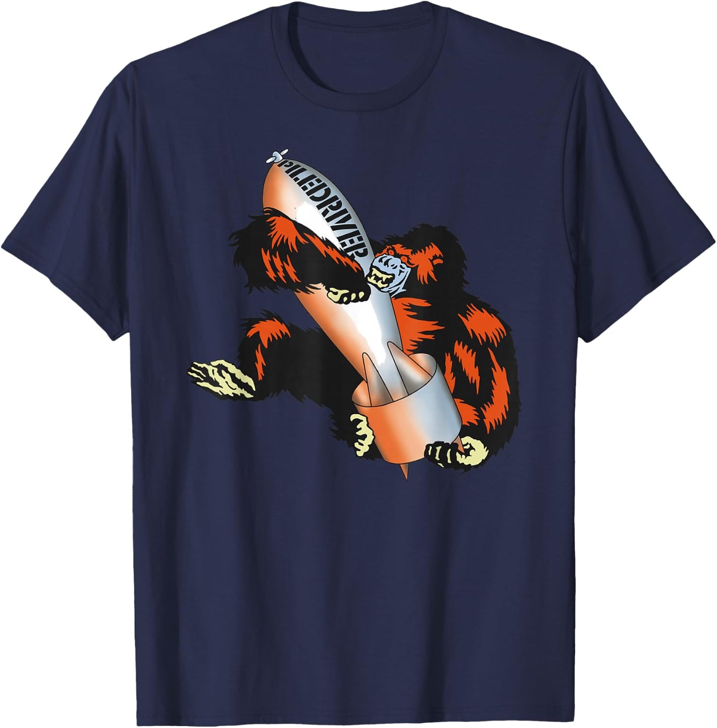 Status Quo Piledriver On Colors T-Shirt - T-Shirt | Navy
