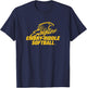 Embry-Riddle Aeronautical Eagles Softball Sports Fan T-Shirt - T-Shirt | Navy