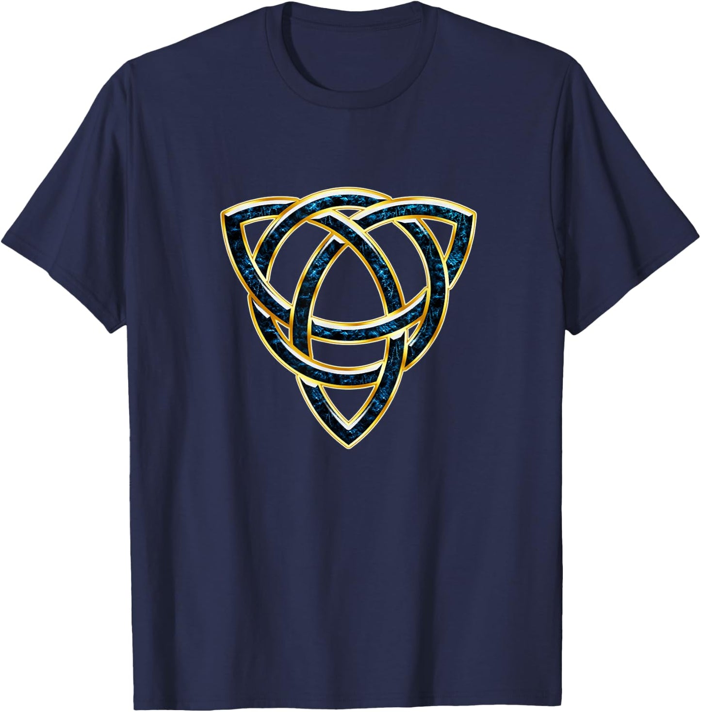 Celtic Knot Symbol Magic Witchcraft Irish Wicca , black T-Shirt - T-Shirt | Navy