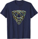 Celtic Knot Symbol Magic Witchcraft Irish Wicca , black T-Shirt - T-Shirt | Navy