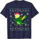 Dabbing Double Yellow-headed Amazon Parrot I Ugly Christmas T-Shirt - T-Shirt | Navy