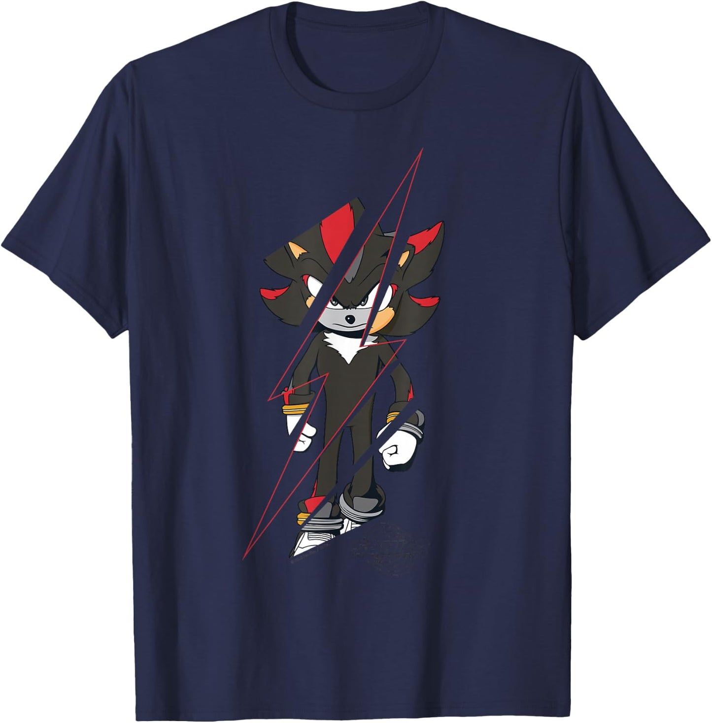 Sonic The Hedgehog 3 - Shadow Bolt T-Shirt - T-Shirt | Navy