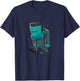 Funny Zombie Halloween T-Shirt - T-Shirt | Navy