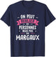 Woman Humor Girlfriend Personalized Gift BFF Name Margaux T-Shirt - T-Shirt | Navy